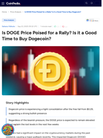 Is DOGE Price Poised for a Rally? Is it a Good Time to Buy Dogecoin?