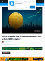 Bitcoin Prognose: Wie sind die Aussichten für BTC und sind 250k möglich? | Bitcoinist.com