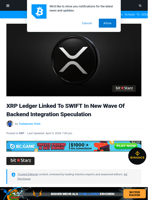 XRP Ledger Linked To SWIFT In New Wave Of Backend Integration Speculation | Bitcoinist.com