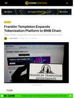 Franklin Templeton Expands Tokenization Platform to BNB Chain