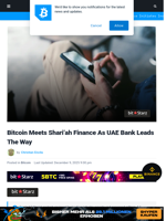 Bitcoin Meets Shari’ah Finance As UAE Bank Leads The Way