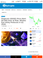 Dogecoin (DOGE) Price Alert: $0.090 Floor at Risk; Whales Eye Utility Protocols in Q1 2026