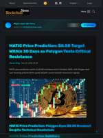 MATIC Price Prediction: $0.58 Target Within 30 Days as Polygon Tests Critical Resistance - Blockchain.News