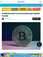 The Bitcoin Cycle You Knew Is Dead, Says Capriole Founder