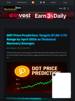 DOT Price Prediction: Targets $1.50-1.70 Range by April 2026 as Technical Recovery Emerges - Blockchain.News