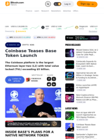 Coinbase Teases Base Token Launch – Crypto News Bitcoin News