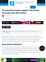 This Key Bitcoin Metric Suggests That Current Downside Action Will Continue | Bitcoinist.com