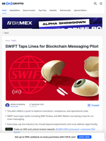 SWIFT Tests Linea for On-Chain Messaging