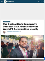 The Doginal Dogs Community Does Not Talk About Shibo the Way NFT Communities Usually - TechBullion