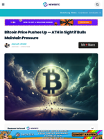Bitcoin Price Pushes Up — ATH in Sight if Bulls Maintain Pressure