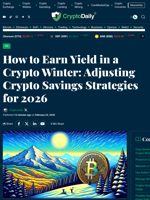 How to Earn Yield in a Crypto Winter: Adjusting Crypto Savings Strategies for 2026 - Crypto Daily