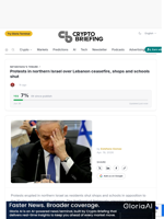 Protests in northern Israel over Lebanon ceasefire, shops and schools shut