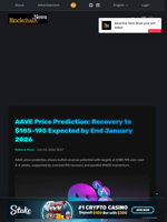 AAVE Price Prediction: Recovery to $185-195 Expected by End January 2026 - Blockchain.News