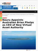 Nauru Appoints Australian Brian Phelps as CEO of New Virtual Asset Authority - The Crypto News Wire