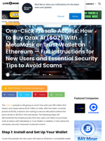 One-Click Presale Access: How to Buy Ozak AI ($OZ) With MetaMask or Trust Wallet on Ethereum — Full Instructions for New Users and Essential Security Tips to Avoid Scams | Live Bitcoin News