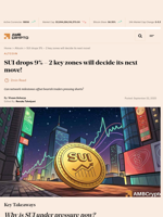 SUI drops 9% - 2 key zones will decide its next move! - AMBCrypto