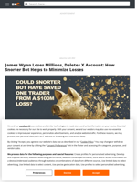 James Wynn Loses Millions, Deletes X Account: How Snorter Bot Helps to Minimize Losses