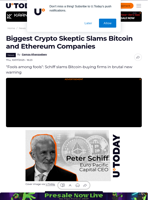 Biggest Crypto Skeptic Slams Bitcoin and Ethereum Companies