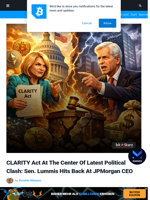 CLARITY Act At The Center Of Latest Political Clash: Sen. Lummis Hits Back At JPMorgan CEO | Bitcoinist.com
