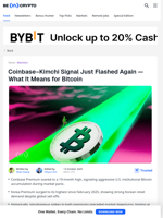 Bitcoin Signals Shift as Coinbase and Kimchi Premiums Spike