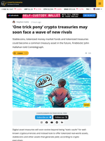 Crypto Treasurys Will Turn Balance Sheets Into Yield Generating Networks