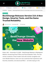 BestChange Releases Version 3.0: A New Design, Smarter Tools, and the Same Trusted Reliability - Crypto News Flash