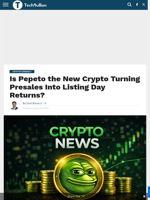 Is Pepeto the New Crypto Turning Presales Into Listing Day Returns? - TechBullion