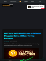 DOT Tests Multi-Month Lows as Polkadot Struggles Below All Major Moving Averages - Blockchain.News