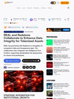 REAL and Redstone Collaborate to Enhance Data Integrity for Tokenized Assets – Blockchain Bitcoin News