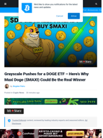 Grayscale Pushes for a DOGE ETF – Here’s Why Maxi Doge ($MAXI) Could Be the Real Winner