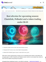 Best altcoins for upcoming season: Chainlink, Polkadot and a token trading under $0.05 - CoinJournal