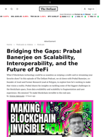 Bridging the Gaps: Prabal Banerjee on Scalability, Interoperability, and the Future of DeFi - 