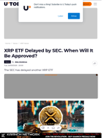 XRP ETF Delayed by SEC. When Will It Be Approved?