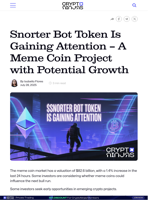 Snorter Bot Token Is Gaining Attention — A Meme Coin Project with Potential Growth