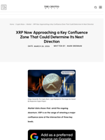 XRP Now Approaching a Key Confluence Zone That Could Determine Its Next Direction