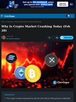 Why Is Crypto Market Crashing Today (Feb 28)