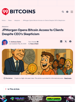 JPMorgan Bitcoin Access Now Live for Wealth Clients