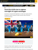 Australia Drafts Law to License All Crypto Exchanges