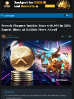 French Finance Insider Buys $48.9M in XRP, Expert Hints at Bullish Move Ahead