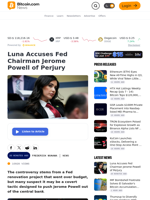 Luna Accuses Fed Chairman Jerome Powell of Perjury – News Bitcoin News