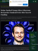 Stripe-backed Tempo Hires Ethereum Researcher Dankrad Feist After $500M Funding | CoinGape