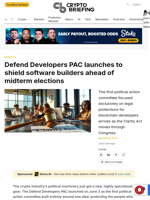 Defend Developers PAC launches to shield software builders ahead of midterm elections