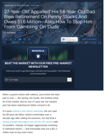 27-Year-Old 'Appalled' His 68-Year-Old Dad Blew Retirement On Penny Stocks And Owes $1.6 Million—Asks How To Stop Him From 'Gambling' On 'Duds'  - Benzinga