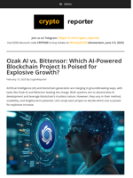 Ozak AI vs. Bittensor: Which AI-Powered Blockchain Project Is Poised for Explosive Growth?