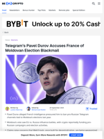 Did the EU Push Telegram's Durov to Nudge Moldovan Elections?