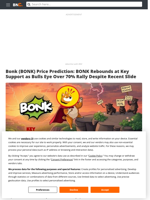 Bonk (BONK) Price Prediction: BONK Rebounds at Key Support as Bulls Eye Over 70% Rally Despite Recent Slide - Brave New Coin