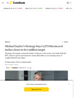 Strategy (MSTR) adds $255 million more bitcoin to its treasury which now holds 818,334