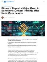 Binance Denies Iranian Sanctions Allegations: Report