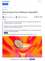 What To Expect From Pi Network In May 2025?