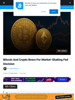 Bitcoin And Crypto Brace For Market-Shaking Fed Decision